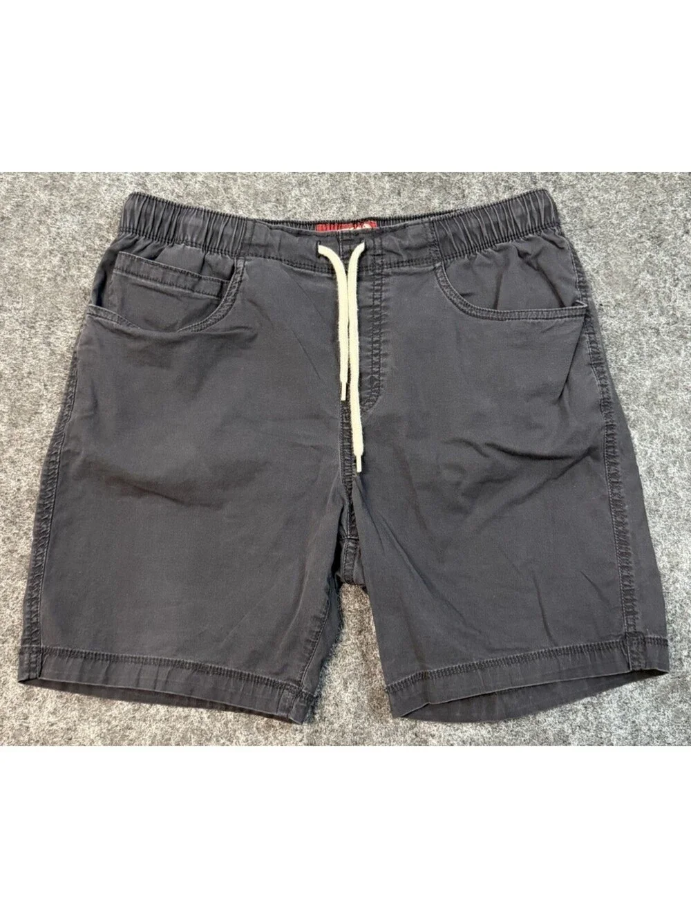 Arizona Jean Co Flex Shorts Men’s Small Gray Stretch Drawstring Casual